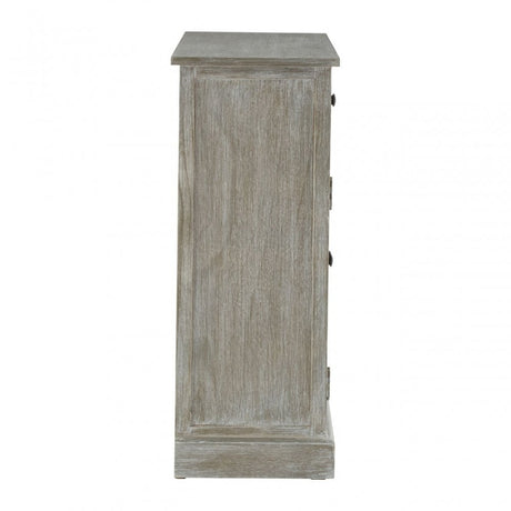 Legacy Door / 2 Drawer Slate Grey Cabinet, Wood, Pine Wood, Grey