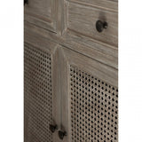 Legacy Door / 2 Drawer Slate Grey Cabinet, Wood, Pine Wood, Grey