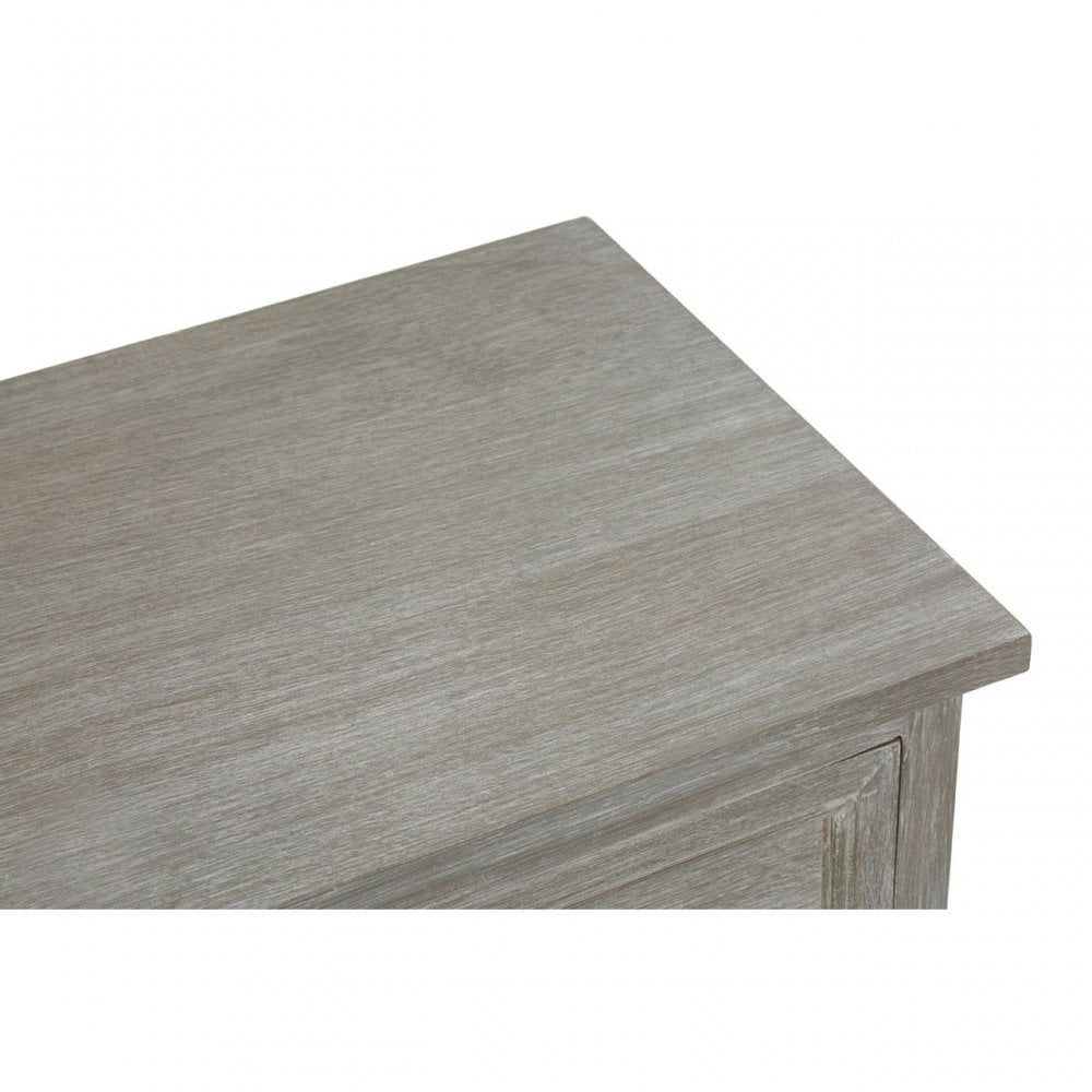 Legacy Door / 2 Drawer Slate Grey Cabinet, Wood, Pine Wood, Grey