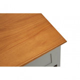 Zloop Grey Cabinet, Paulownia Wood, Water Hyacinth, Grey