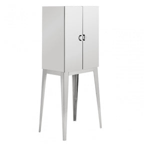 Enrich Cabinet, Stainless Steel, Silver