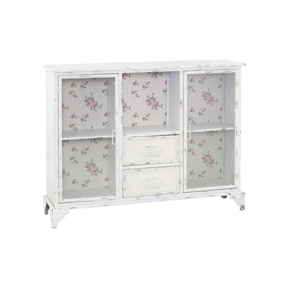 New York Loft Cabinet, Metal, White