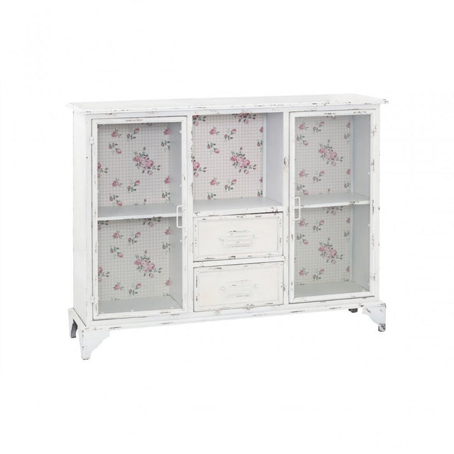 New York Loft Cabinet, Metal, White