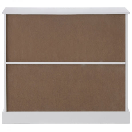 Portland Storage Unit, Pine Wood, White