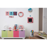 Storage Unit, Wood, White