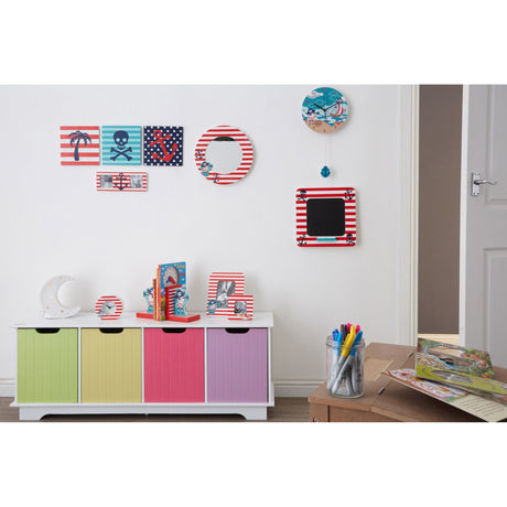 Storage Unit, Wood, White