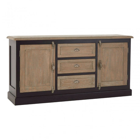 Tuskin Sideboard, Birchwood, Oak Wood, Veneer, Light Brown