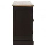 Tuskin Sideboard, Birchwood, Oak Wood, Veneer, Light Brown