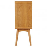 Malmo Sideboard, Wood, Oak Veneer, Oak Wood, White