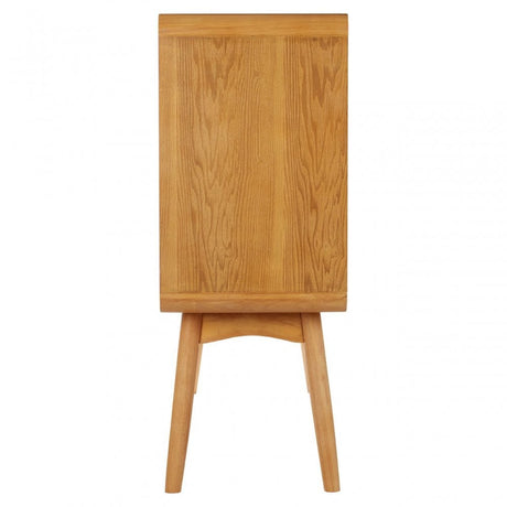 Malmo Sideboard, Wood, Oak Veneer, Oak Wood, White