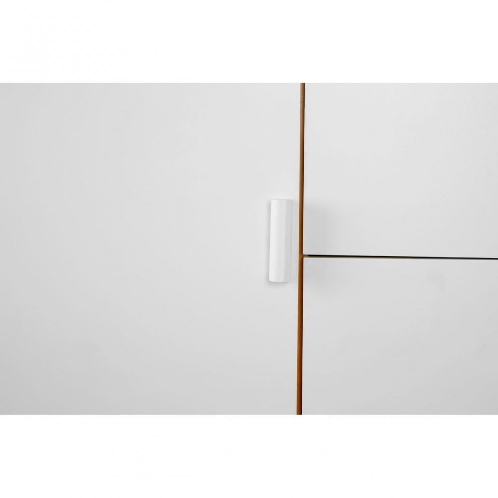 Malmo Sideboard, Wood, Oak Veneer, Oak Wood, White