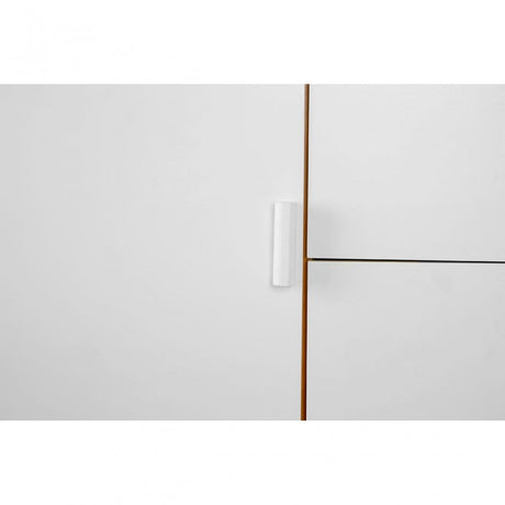 Malmo Sideboard, Wood, Oak Veneer, Oak Wood, White