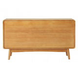 Malmo Sideboard, Wood, Oak Veneer, Oak Wood, White