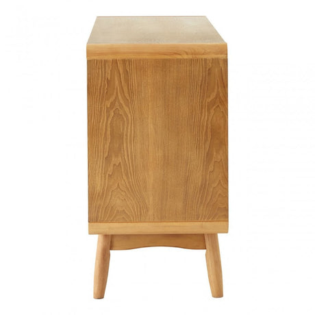 Malmo Sideboard, Wood, Oak Veneer, Oak Wood, White