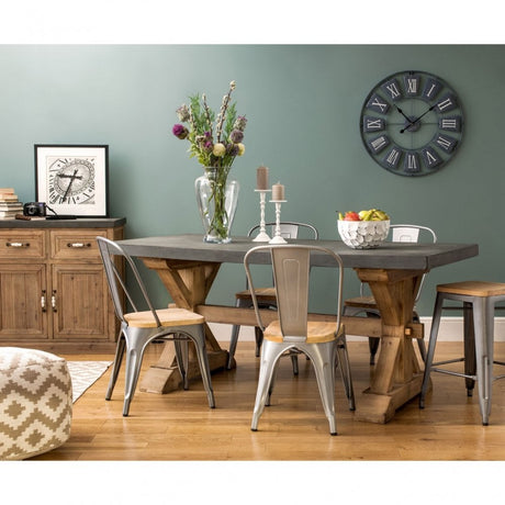 Pompeii Wooden Sideboard, Fir Wood, Natural