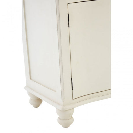 Charles 6 Drawer White Sideboard, Bayur Wood