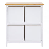 Newport 4 Drawer Chest, Paulownia Wood, Natural