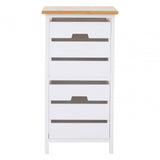 Newport 2 Drawer Chest, Paulownia Wood, Natural