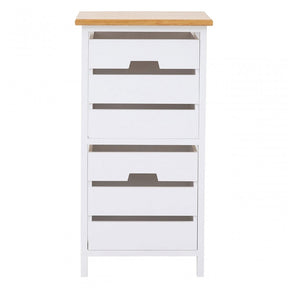 Newport 2 Drawer Chest, Paulownia Wood, Natural