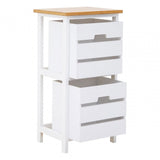 Newport 2 Drawer Chest, Paulownia Wood, Natural