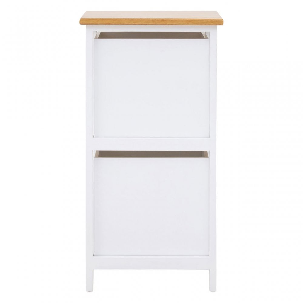 Newport 2 Drawer Chest, Paulownia Wood, Natural