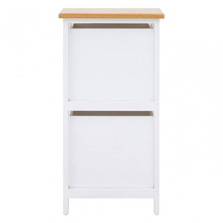 Newport 2 Drawer Chest, Paulownia Wood, Natural