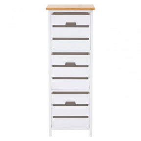 Newport 3 Drawer Chest, Paulownia Wood, Natural