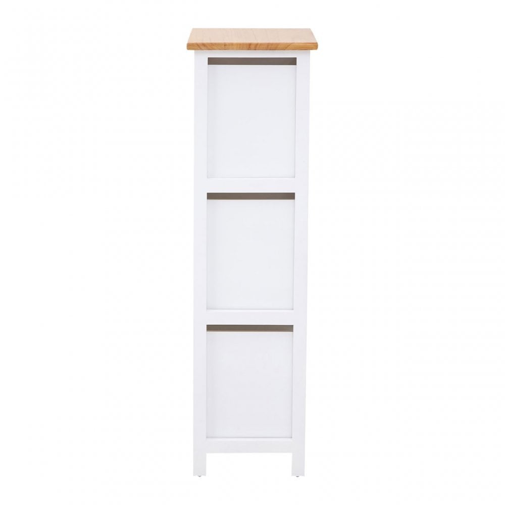 Newport 3 Drawer Chest, Paulownia Wood, Natural
