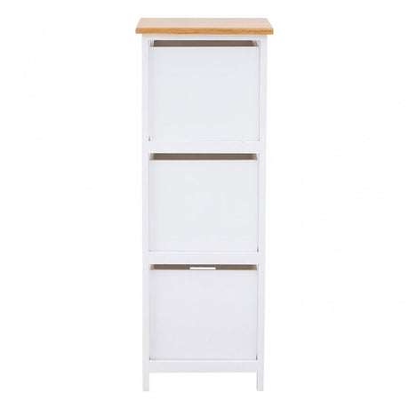 Newport 3 Drawer Chest, Paulownia Wood, Natural