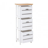 Newport 3 Drawer Chest, Paulownia Wood, Natural