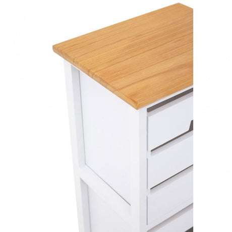 Newport 3 Drawer Chest, Paulownia Wood, Natural