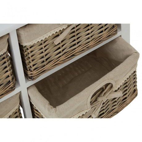 Mesa 4 Drawer Chest, Paulownia Wood, Willow, Linen