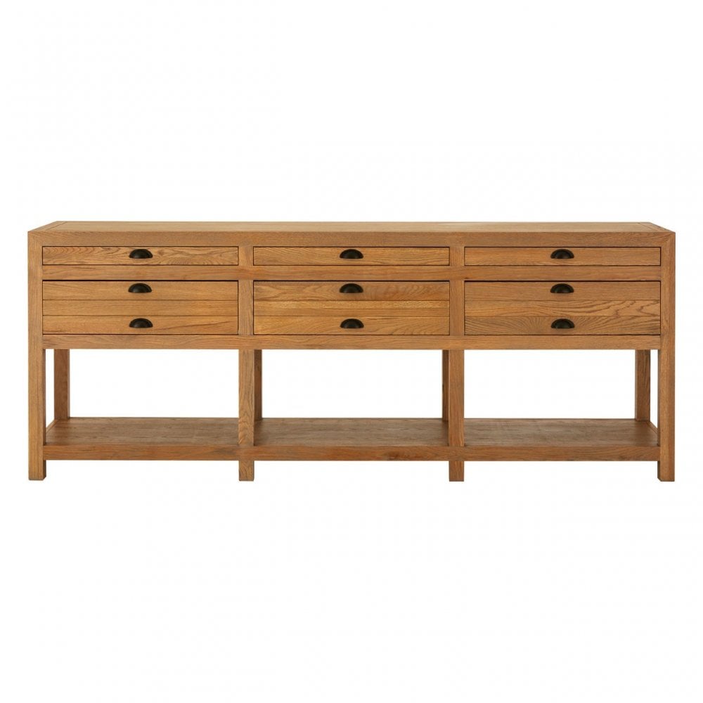 Brisbane Sideboard, Oak Wood, Natural