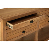 Brisbane Sideboard, Oak Wood, Natural