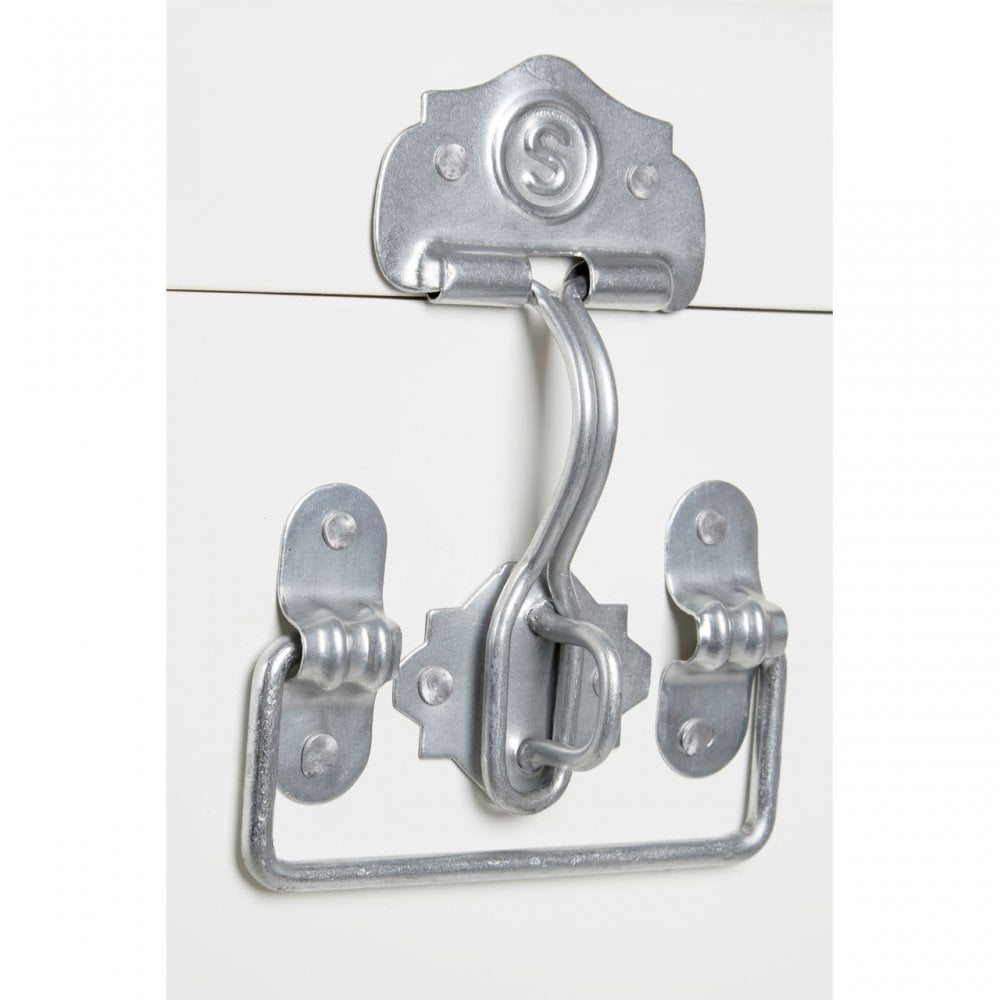 Storage Trunks, Galvanised Iron, Cream