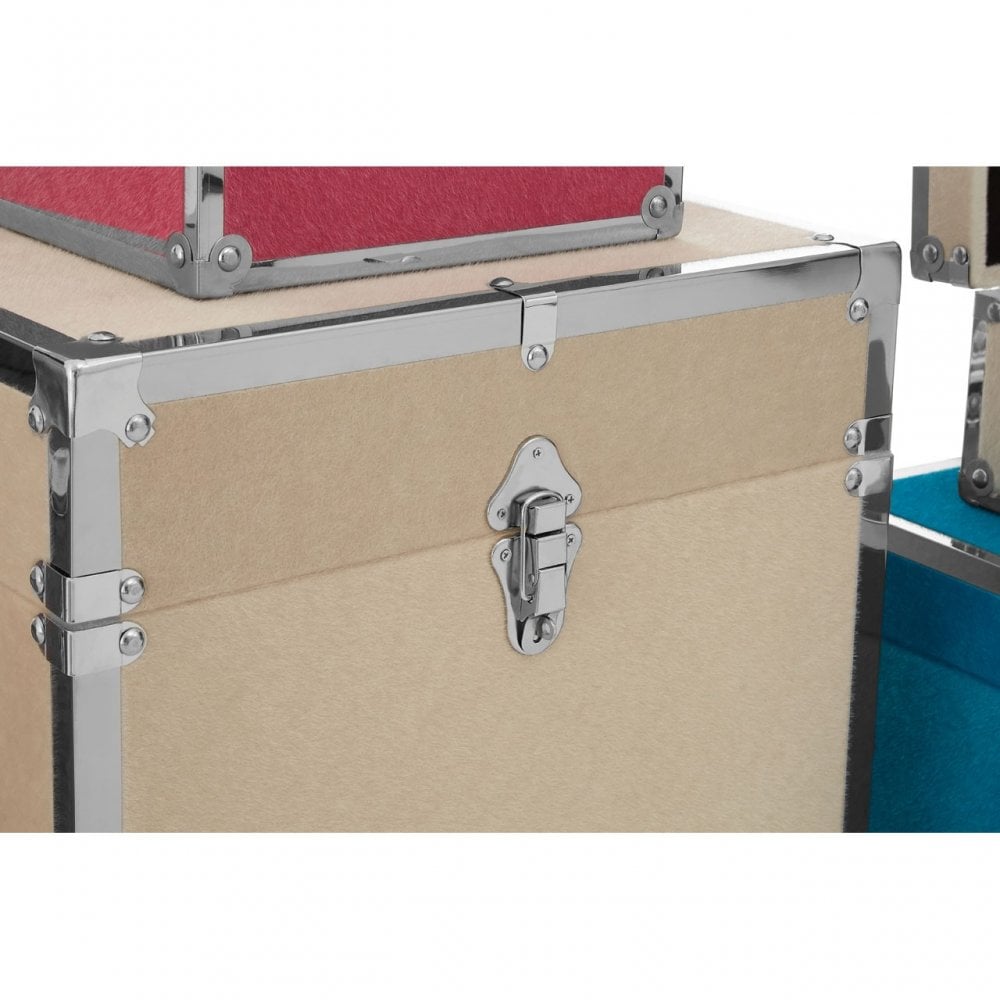 Set of 6 Trunks, Multi-Coloured