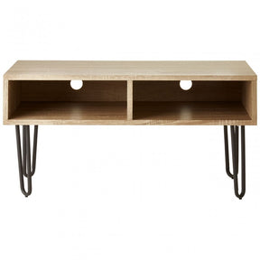 Borough Media Unit, Wood, Paper Veneer, Brown