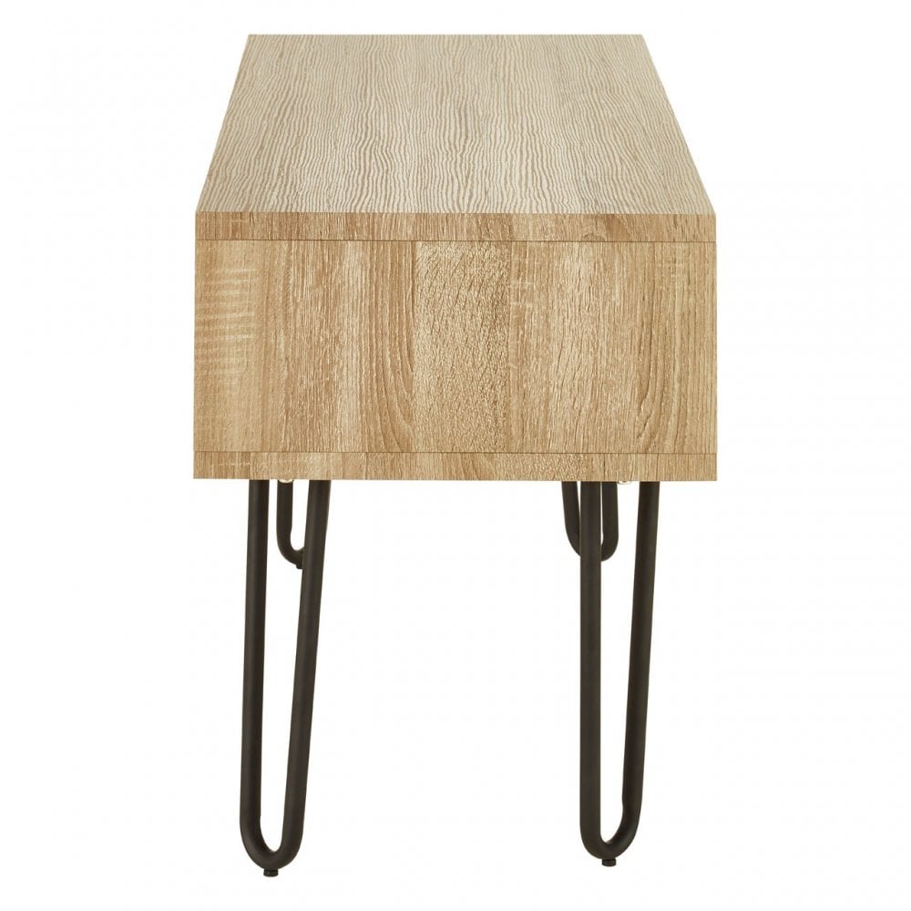 Borough Media Unit, Wood, Paper Veneer, Brown