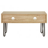 Borough Media Unit, Wood, Paper Veneer, Brown