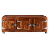 Marwar Media Unit, Sheesham Wood, Brown