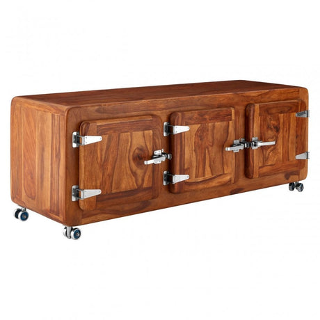 Marwar Media Unit, Sheesham Wood, Brown