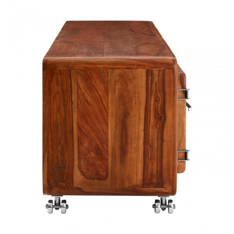 Marwar Media Unit, Sheesham Wood, Brown