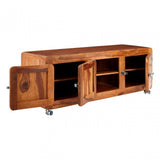 Marwar Media Unit, Sheesham Wood, Brown