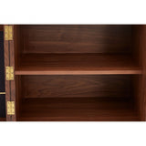 Kenso Sideboard, Brass, Walnut Wood, Natural