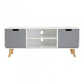 Danny Tv Unit, Wood, Pine Wood, White