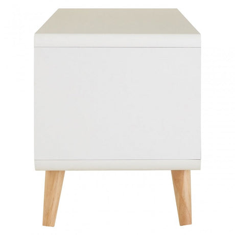 Danny Tv Unit, Wood, Pine Wood, White