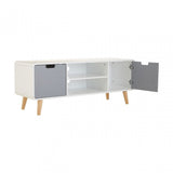 Danny Tv Unit, Wood, Pine Wood, White