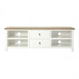Townhouse Media Unit, Oak Wood, Veneer, Birchwood, White
