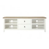 Townhouse Media Unit, Oak Wood, Veneer, Birchwood, White