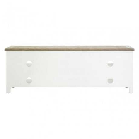 Townhouse Media Unit, Oak Wood, Veneer, Birchwood, White